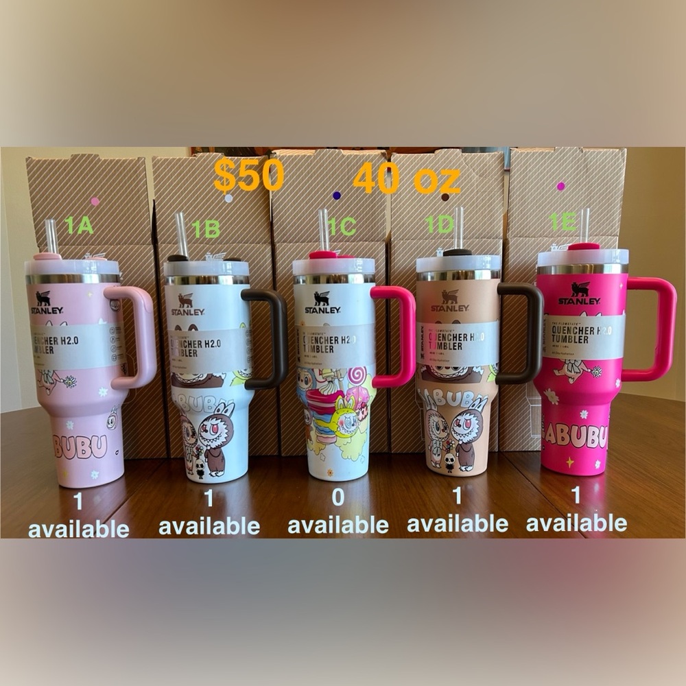 Stanley Brown and Pink Tumblers